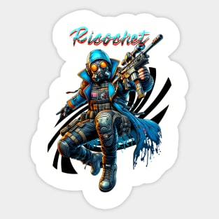 Ricochet Sticker